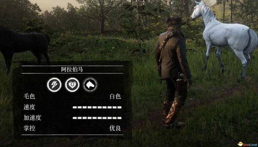 荒野大镖客救赎2，解锁神秘白阿拉伯马的绝密指南